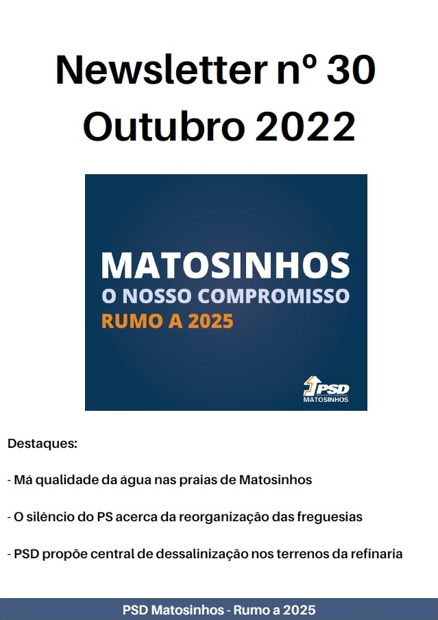 Newsletter nº 30 - Outubro 2022