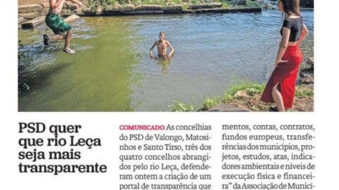 PSD quer que Rio Leça seja mais transparente